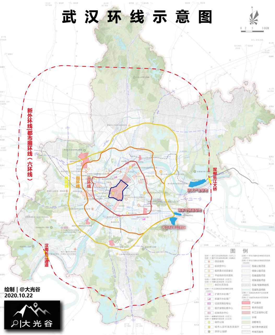 武汉六环线最新规划图揭晓