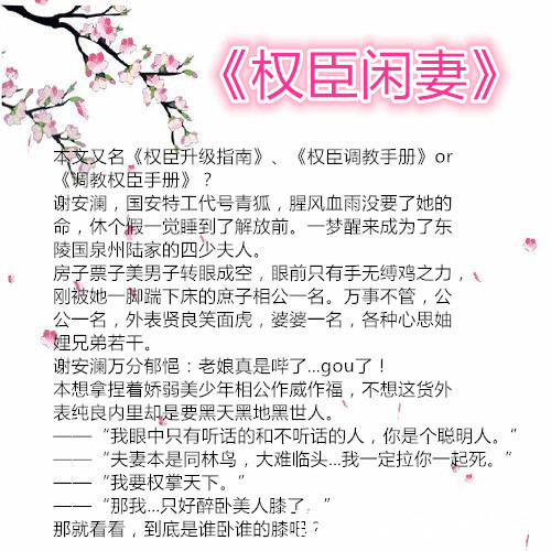 闲妻贵夫最新篇章，精彩内容抢先看